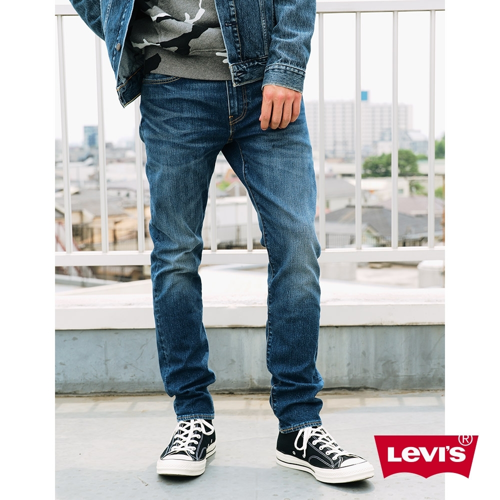 Levis 男款 512 Taper低腰修身窄管牛仔褲 保暖科技 內刷毛