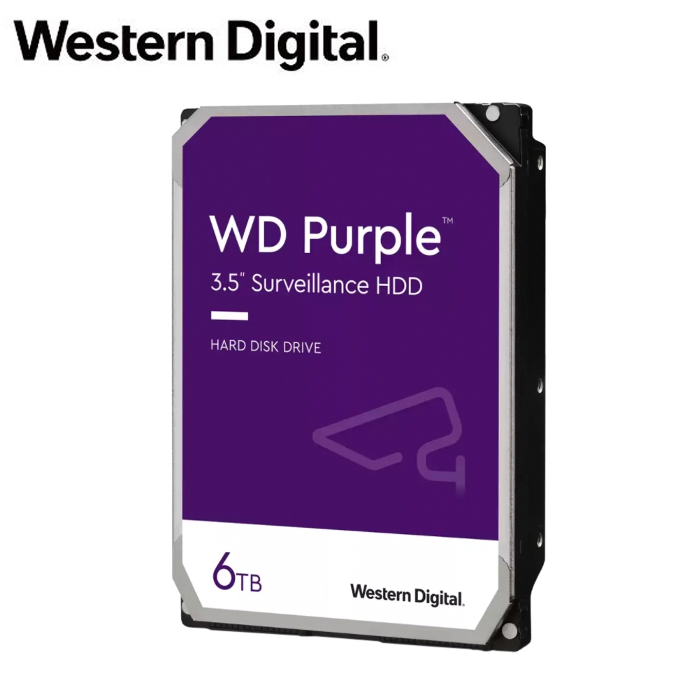 WD63PURZ 紫標 6TB 3.5吋監控系統硬碟