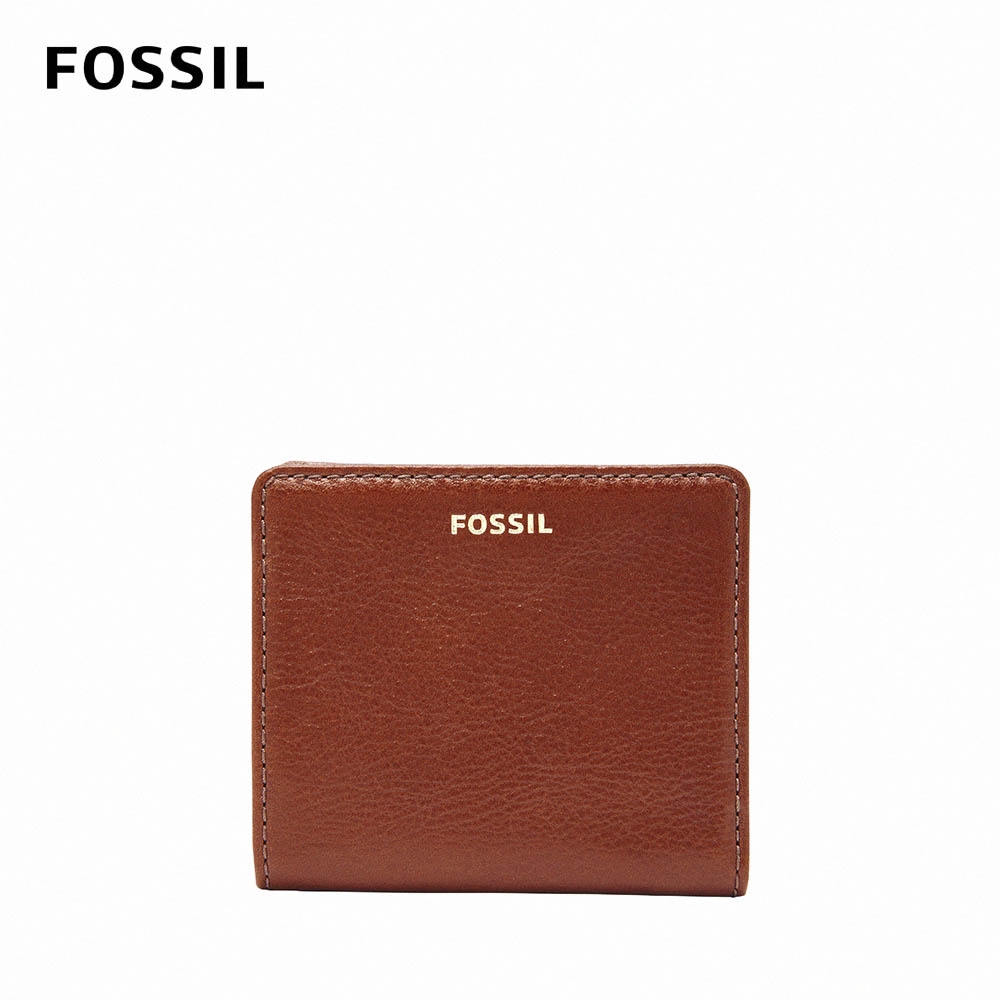 (贈品)【FOSSIL】真皮簡約款女短夾 (多款可選)