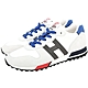 HOGAN H383 H織帶麂皮拼接繫帶運動鞋(男鞋/灰白) product thumbnail 1