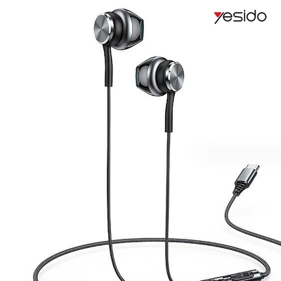 yesido YH41 USB Type-C 入耳式線控耳機 有線耳機