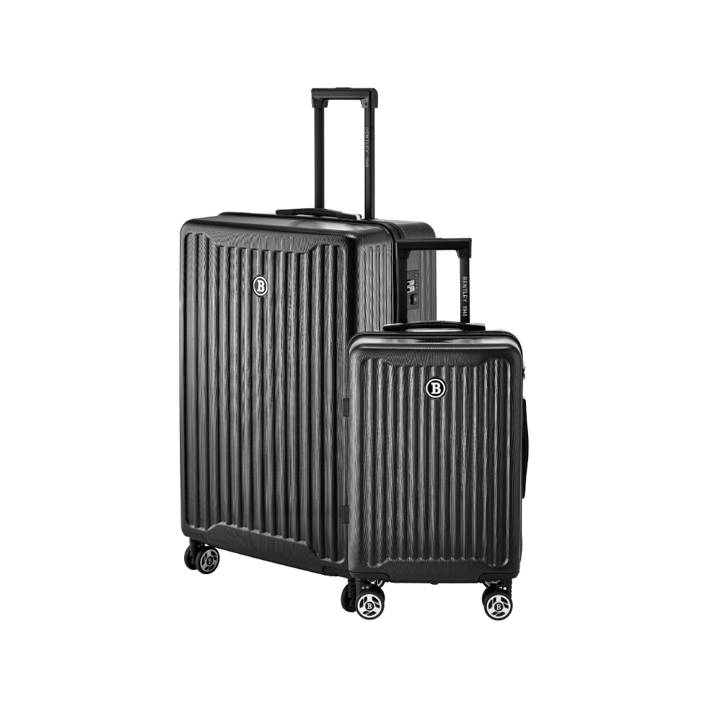 BENTLEY 28吋+20吋 都會輕旅系列 PC+ABS 合金拉桿行李箱 二件組-黑