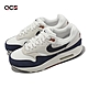 Nike 休閒鞋 Wmns Air Max 1 LX 女鞋 男鞋 米白 深藍 Obsidian 氣墊 復古 FD2370-110 product thumbnail 1