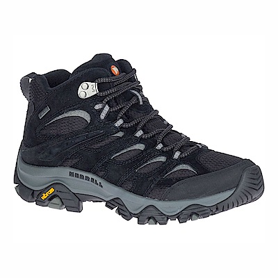 Merrell Moab 3 Mid GTX [ML036308] 女 野鞋鞋 戶外 登山 防水 支撐 中高筒 黑灰