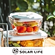 Solar Life 索樂生活 雙重玻璃真空便當保鮮盒 650ml.微波便當盒 高硼矽飯盒 真空密封餐盒 耐熱微波盒 食物保存盒 product thumbnail 1