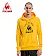 le coq sportif 法國公雞牌長袖連帽T恤 男-黃 product thumbnail 1