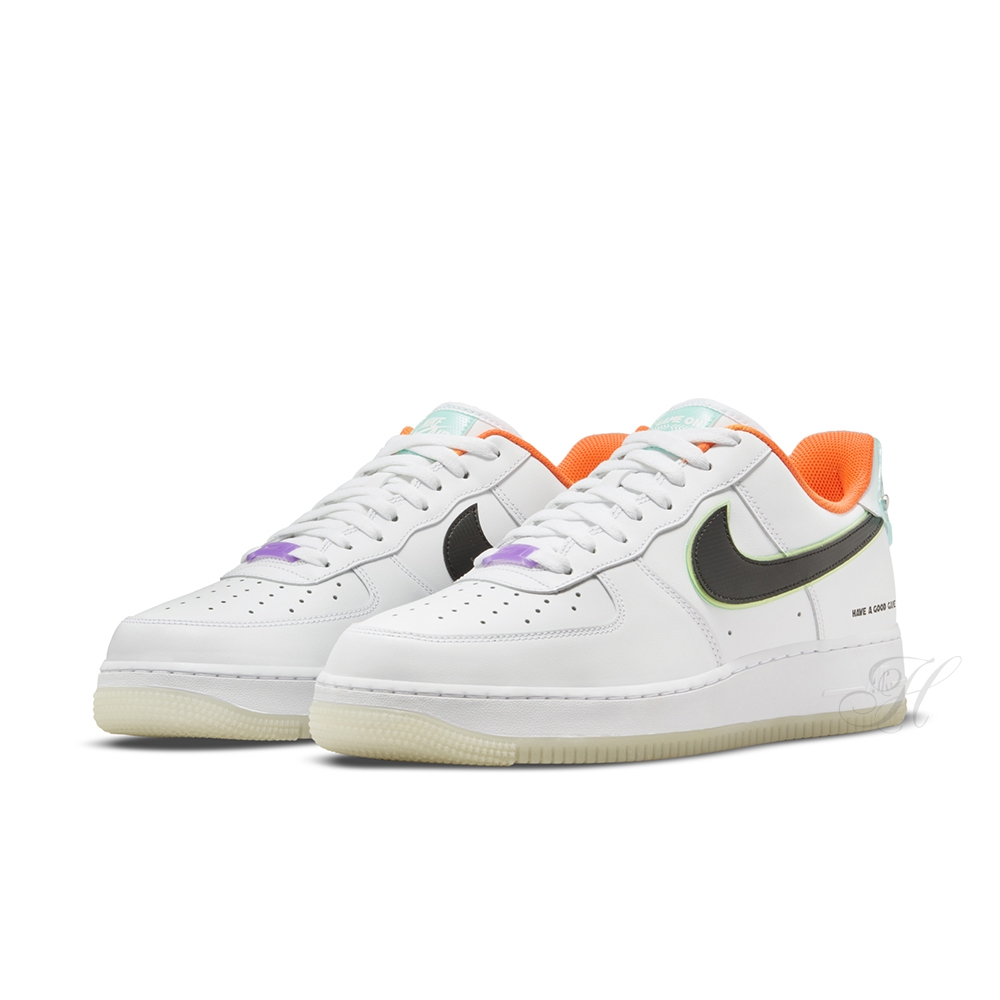 NIKE 休閒鞋  運動鞋 男鞋 白黑 DO2333101 AF1 AIR FORCE 1 07 LE