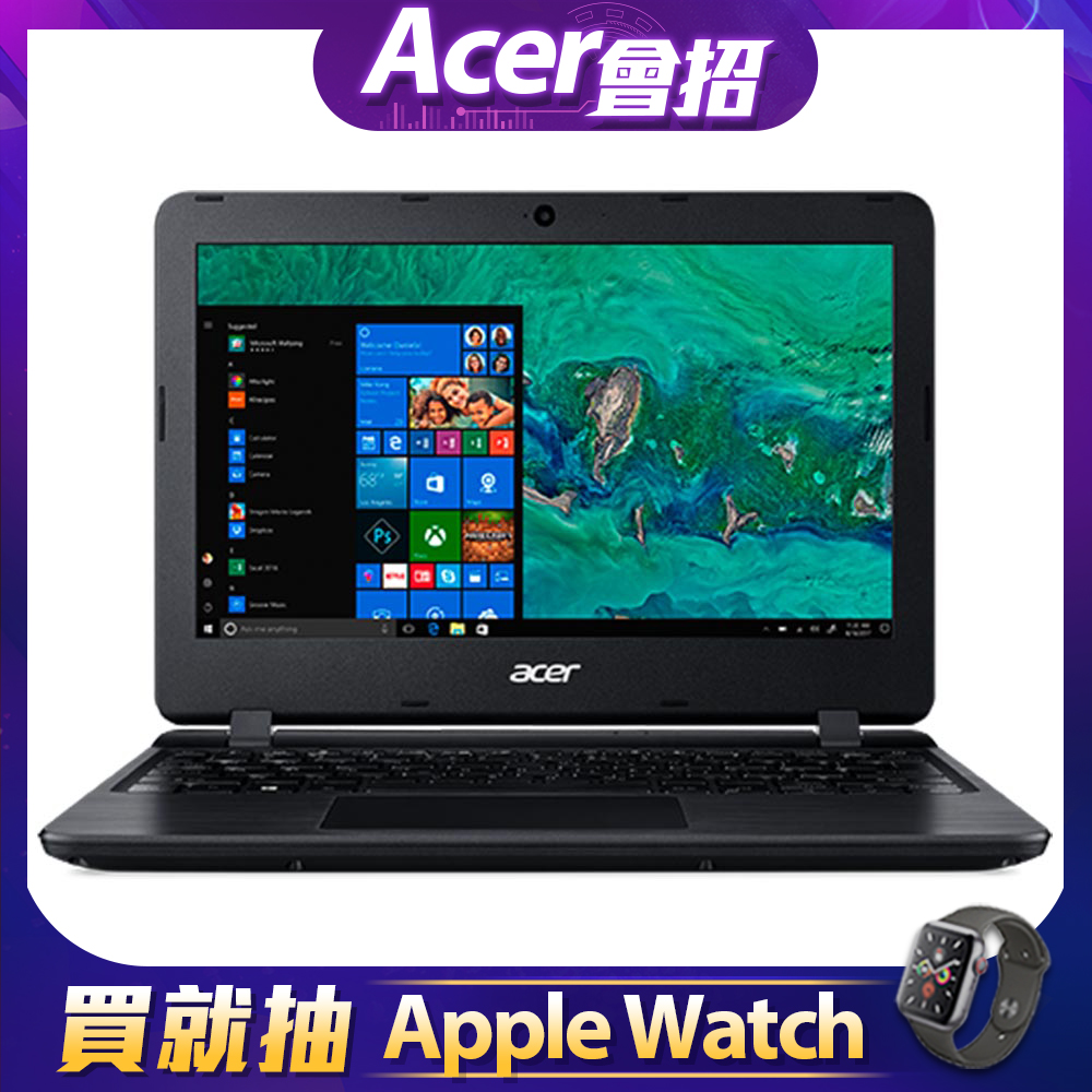 Acer Aspire1 11.6吋小筆電(N4000/4G/64G eMMC/Aspire 1/黑)文書筆電