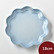 Le Creuset 蕾絲花邊盤 18cm 海岸藍 product thumbnail 1