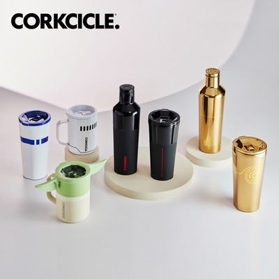 美國CORKCICLE Star Wars系列 三層真空易口瓶 475ML(黑武士/C-3PO)