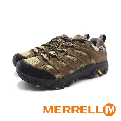 MERRELL(男)MOAB 3 GORE-TEX防水登山越野鞋 男鞋-卡其棕