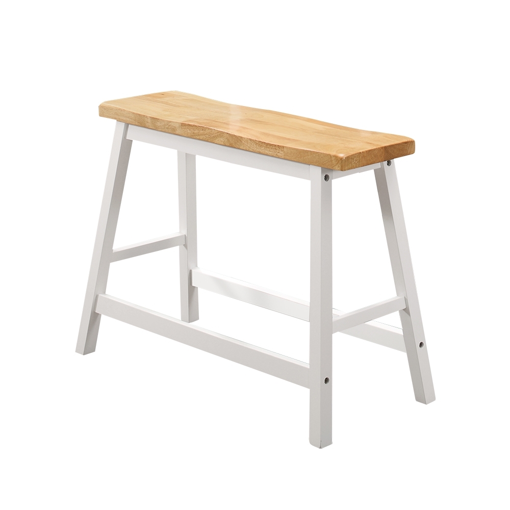 Bernice-夏菲2.8尺白色實木吧台椅/高腳椅/休閒椅-83x23x60cm