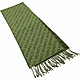 COACH  滿版字樣羊毛保暖披肩圍巾(橄欖綠) product thumbnail 1