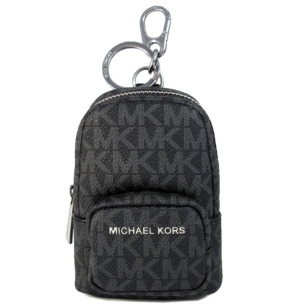 MICHAEL KORS Cooper縮小版後背包 鑰匙圈/零錢小物包(黑色)