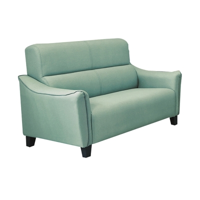 【文創集】安琪 時尚灰柔韌皮革二人座沙發椅-143x87x97cm免組