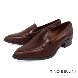 Tino Bellini 義大利進口尖頭樂福鞋FWCT026E-6(可可)