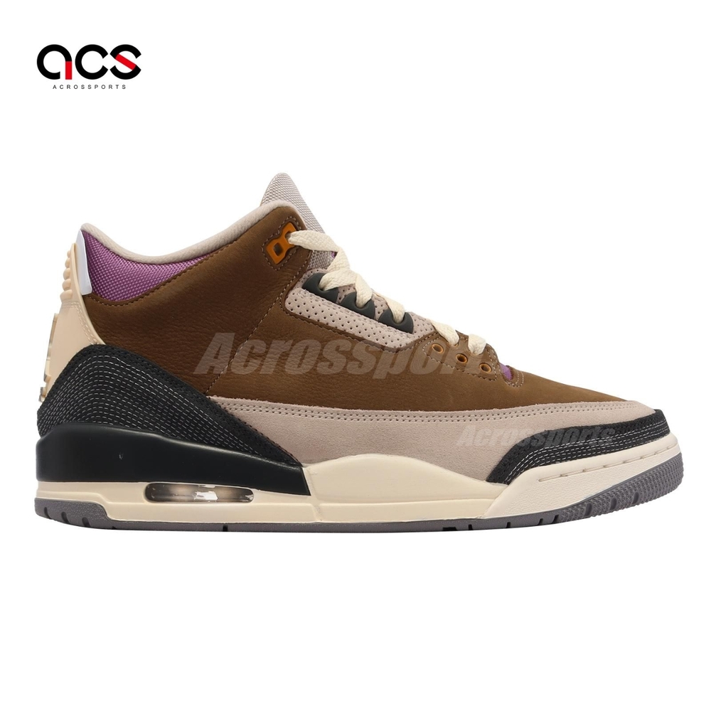 Nike Air Jordan 3 Retro SE 男鞋咖啡黑紫喬丹Winterized 3代DR8869