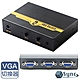 【UniSync】 VGA二進一出高畫質影像螢幕切換器 黑 product thumbnail 1