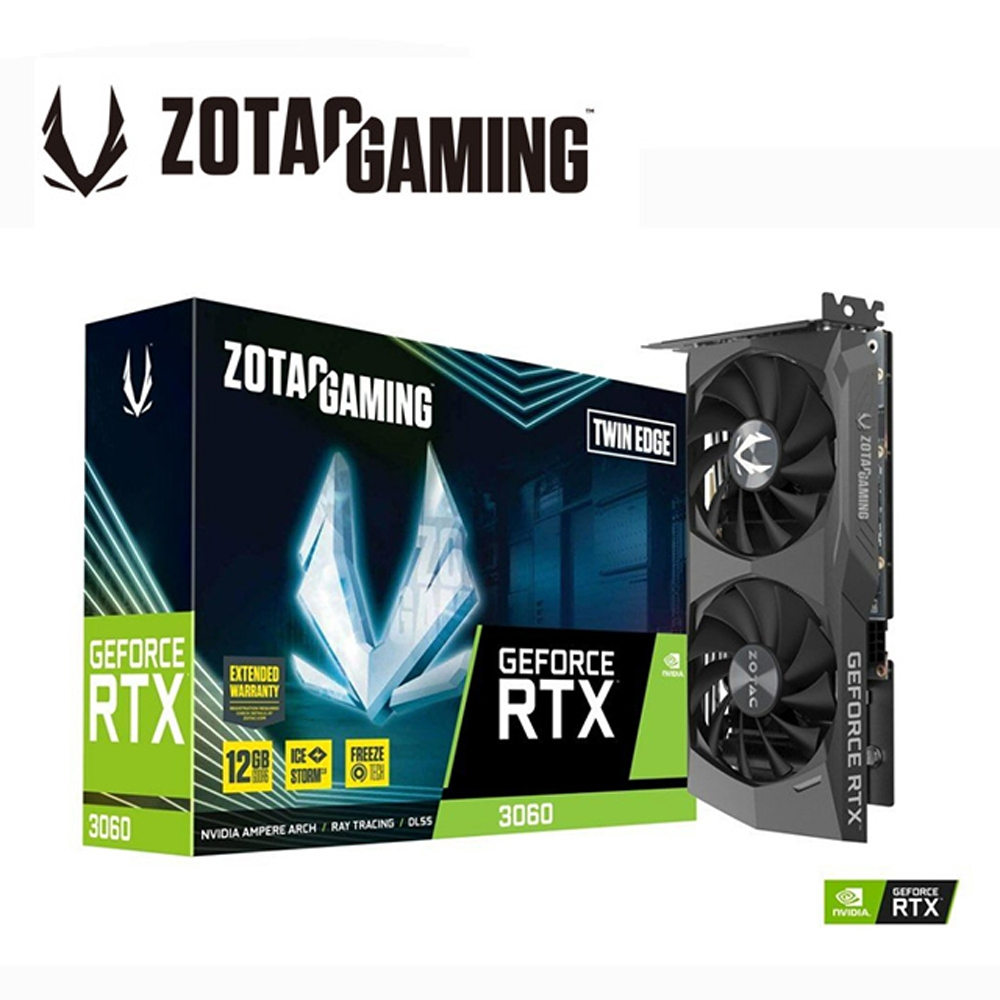 ZOTAC GAMING GeForce RTX 3060 Twin Edge 12G (ZT-A30600E-10M) 顯示