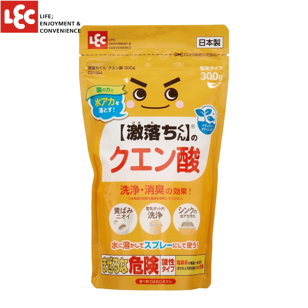 日本LEC 激落君檸檬酸粉末型清潔劑300g