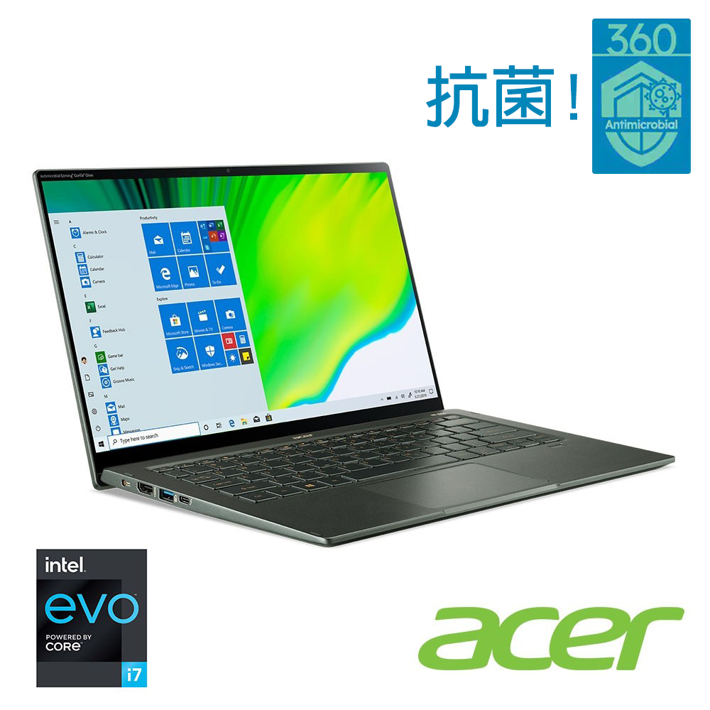 Acer Sf514 55ta 718e 14吋筆電 I7 1165g7 16g 512g Ssd Swift 5 綠 Acer Swift5 系列 Yahoo奇摩購物中心