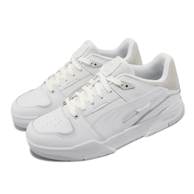 Puma 休閒鞋 Slipstream Bball 男鞋 女鞋 白 灰 皮革 麂皮 復古 情侶鞋 小白鞋 39326604