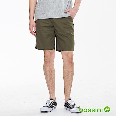 bossini男裝-素色輕便短褲01綠