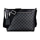 LV N40003 MICK PM棋盤格LOGO DAMIER帆布拉鍊斜背包(黑) product thumbnail 1