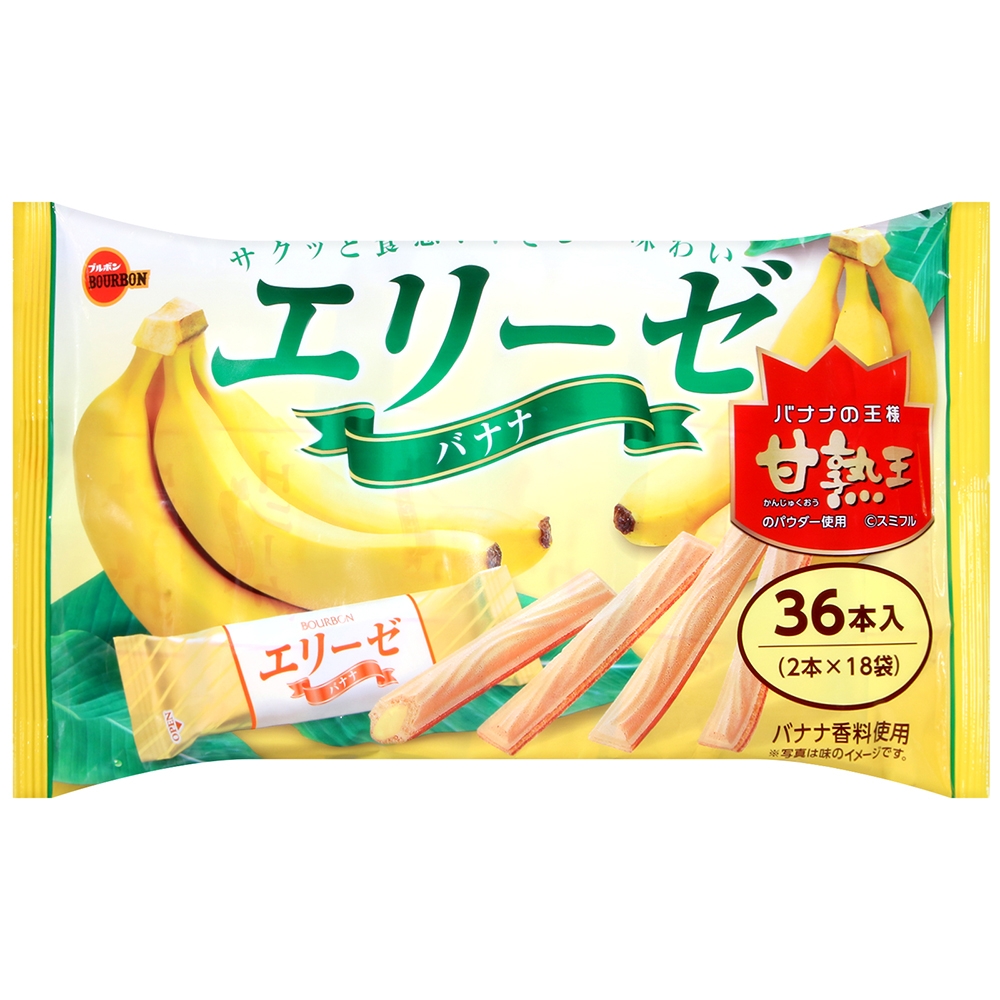 北日本 愛麗絲香蕉風味捲心酥(129.6g)