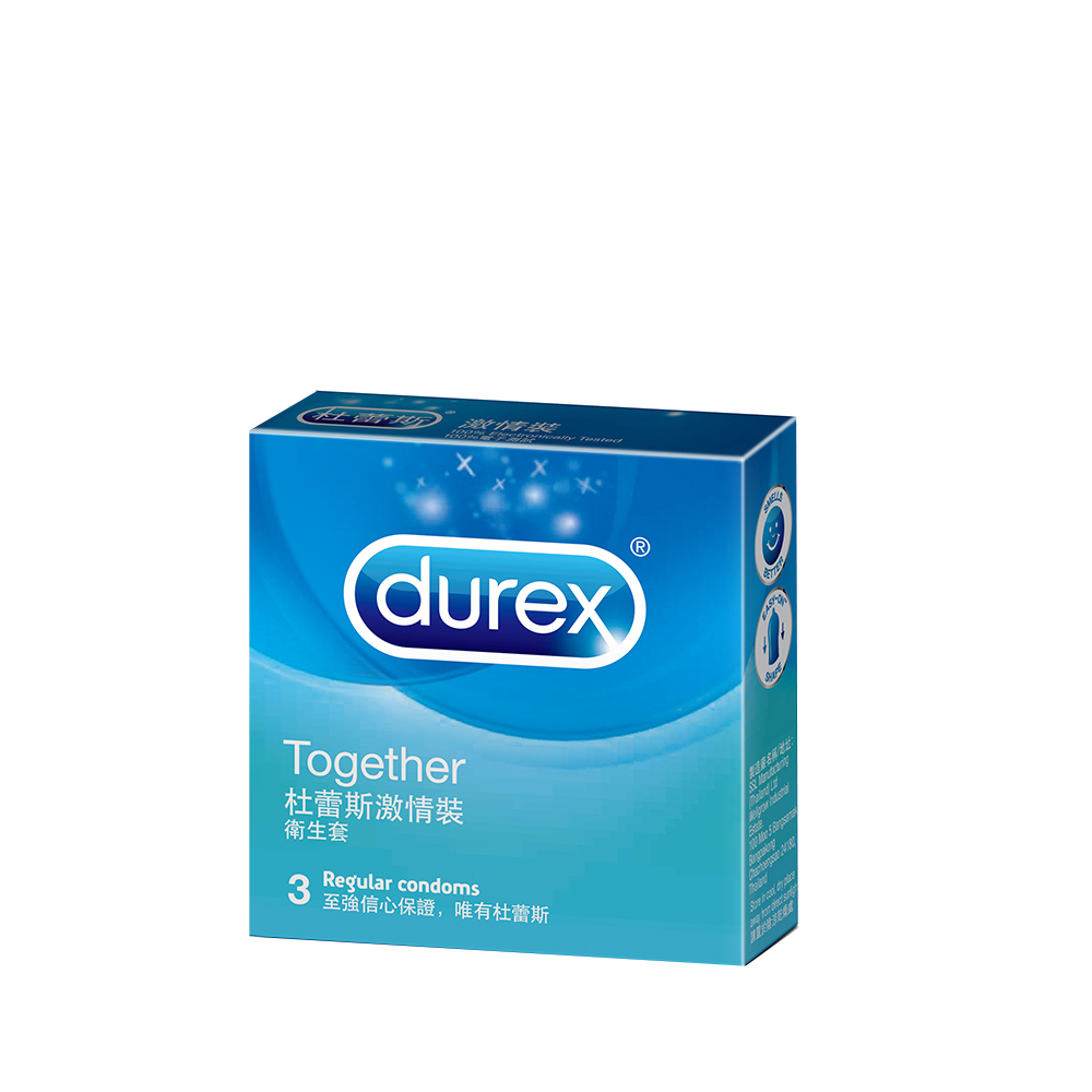 Durex杜蕾斯-激情型 保險套(3入)(快速到貨)