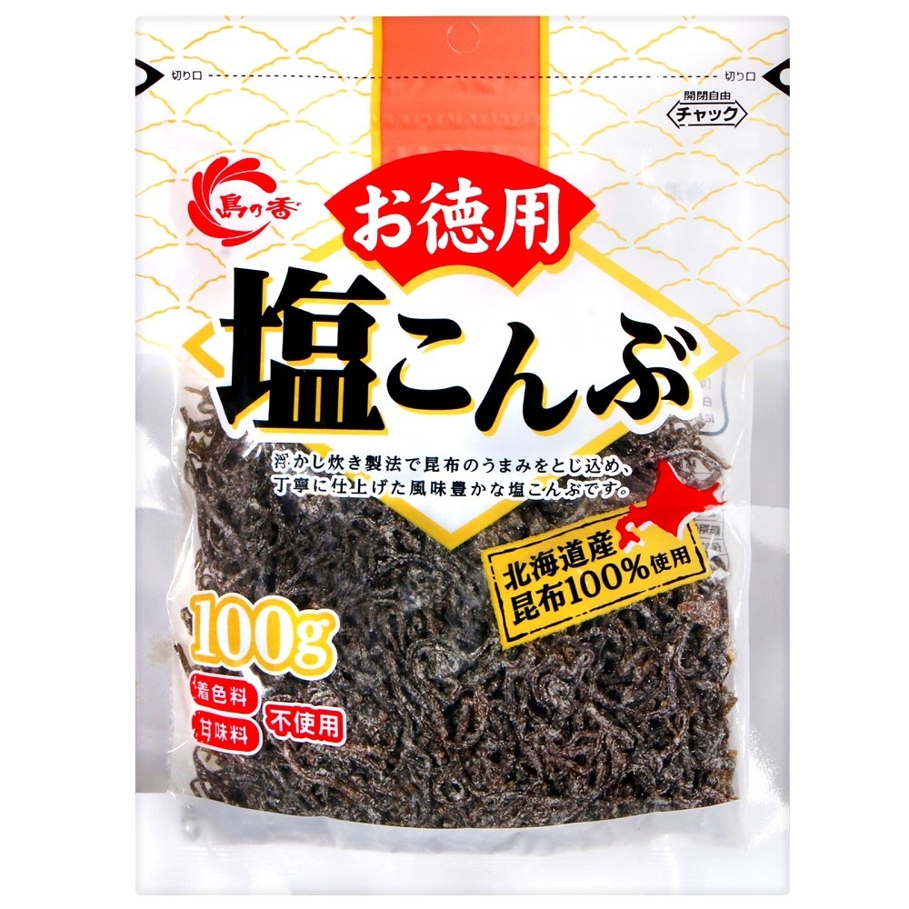 島乃香 北海道德用鹽昆布(100g)