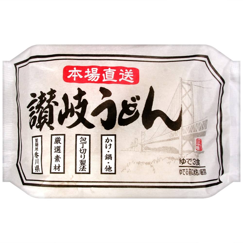 麵屋吉丁 讚岐烏龍麵[三人份](450g)