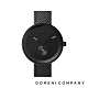 DOMENI COMPANY 經典系列 316L不鏽鋼小秒針錶 黑色錶帶 -黑/40mm product thumbnail 1