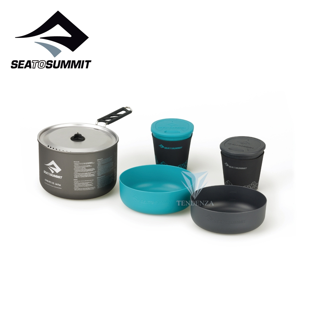 SEA TO SUMMIT Alpha 折疊鍋具組-2.1(含2人餐具組)