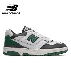 [New Balance]復古運動鞋_中性_黑綠色_BB550LE1-D楦