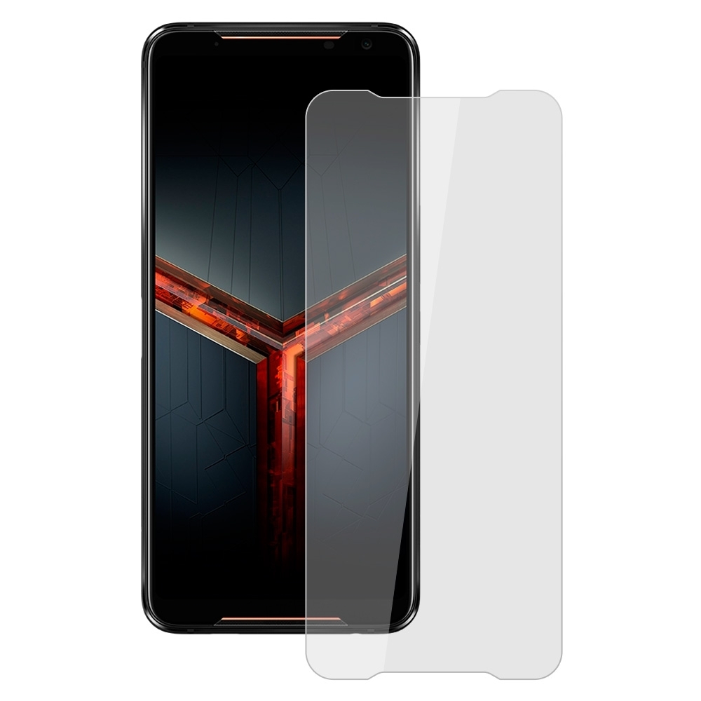 【Ayss】ASUS ROG Phone II/6.59吋/玻璃鋼化保護貼膜/二次強化/疏水疏油/四邊弧邊