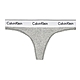 Calvin Klein Modern Cotton Thong 棉質寬腰帶 女內褲 丁字褲/CK內褲-灰色 product thumbnail 1