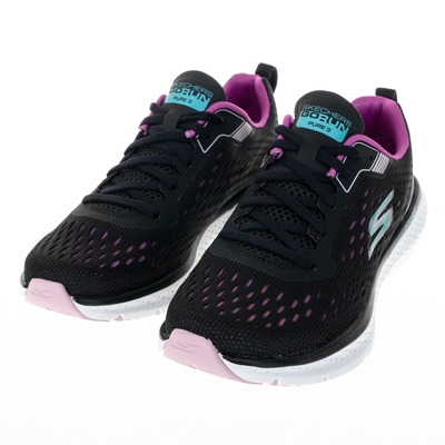 SKECHERS 慢跑鞋 女慢跑系列 GORUN PURE 3 - 172034BLK