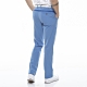 【Lynx Golf】男款彈性網布剪接側邊口袋款平口休閒長褲-藍色 product thumbnail 2
