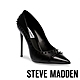 STEVE MADDEN-BLAISE 鉚釘拼接尖頭高跟鞋-黑色 product thumbnail 1