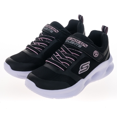 SKECHERS 童鞋 女童系列 燈鞋 SKECHERS SOLA GLOW - 303715LBLK