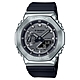 CASIO卡西歐 G-SHOCK 百搭銀黑 金屬錶殼 八角形錶殼 GM-2100-1A_44.4mm product thumbnail 1