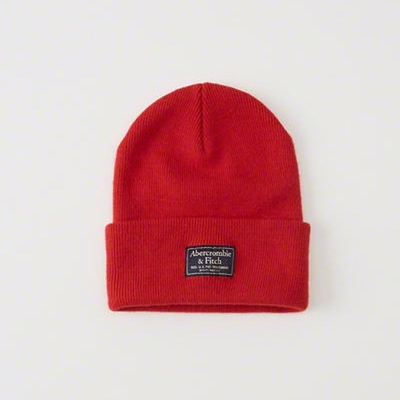 *最低價* AF a&f Abercrombie & Fitch 女性毛帽 紅色 1722