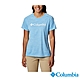 Columbia哥倫比亞 女款-UPF30涼感快排短袖上衣-藍色 UAR55460BL / S23 product thumbnail 1