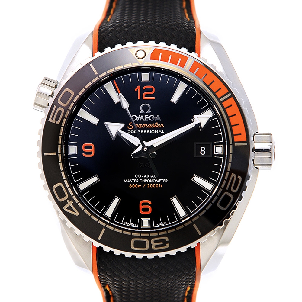 OMEGA 歐米茄 Seamaster 海馬同軸擒縱自動上鍊黑橘橡膠款(215.32.44.21.01.001)x43.5mm