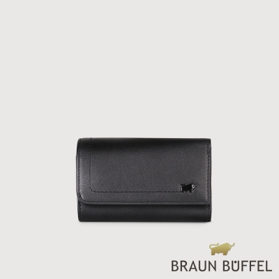 【BRAUN BUFFEL 德國小金牛】台灣總代理 娜娜 鎖包-黑色/BF810-110-BK