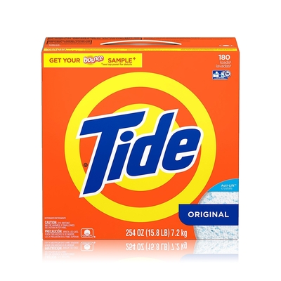 Tide 超濃縮he高效能洗衣粉 254oz/7.2kg