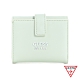 GUESS-女夾-簡約糖果色LOGO三折短夾-綠 原價1090 product thumbnail 1