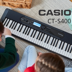 『CASIO卡西歐』61鍵多功能教學系統電子琴 CT-S400  / 公司貨保固