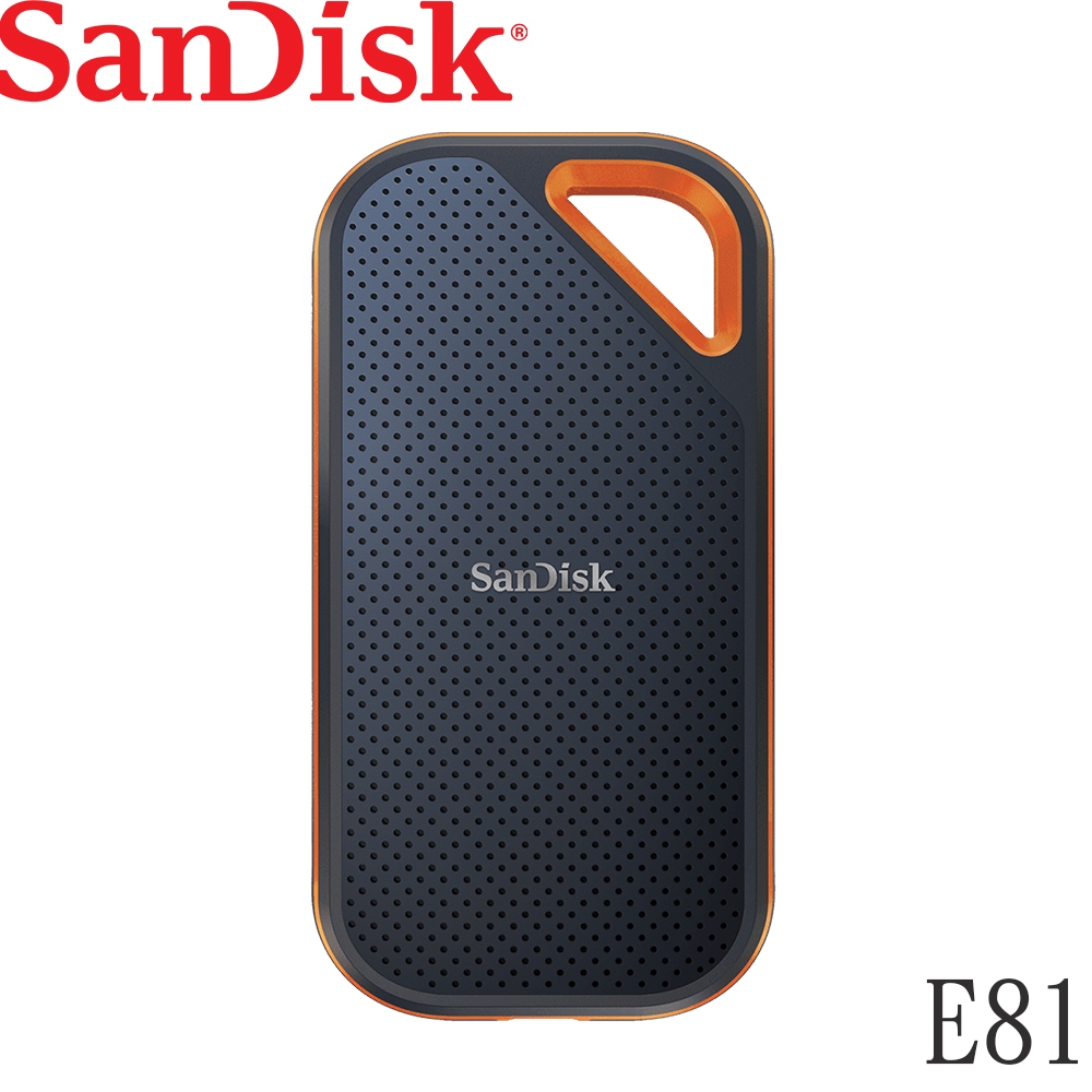 SanDisk E81 Extreme PRO Portable SSD 4TB 行動固態硬碟| 2TB以上外接